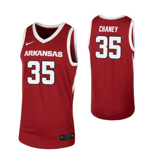 Arkansas Razorbacks 35 Reggie Chaney Cardinal College Basketball Jersey retro stitched fan jersey RTJ12252 image 1
