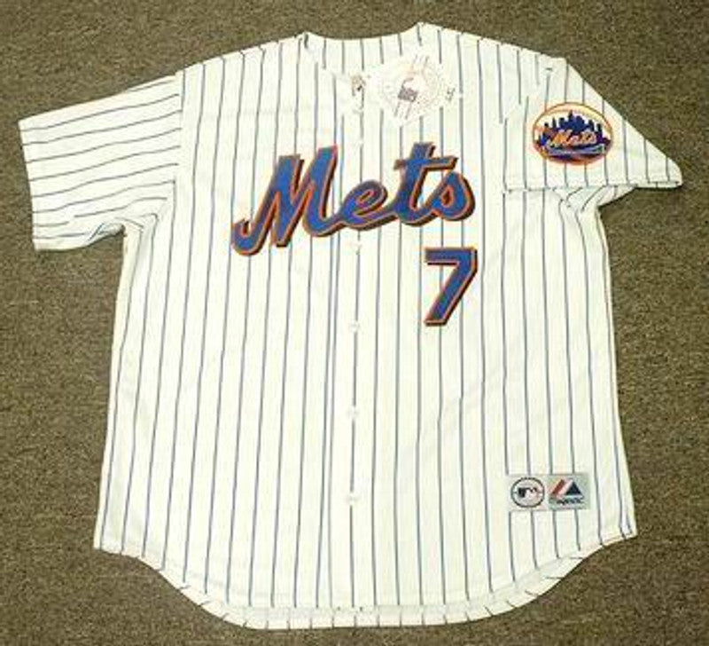 JR NYM 2008 Throwback Home Baseball Stitched Jersey, Vintage Baseball Jersey, Retro Sewn Jersey
