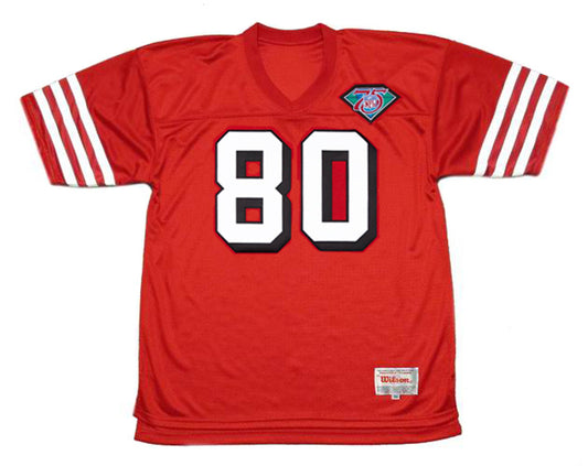 San Francisco 49ers Jerry Rice 1994 Home Throwback Football Jersey product image