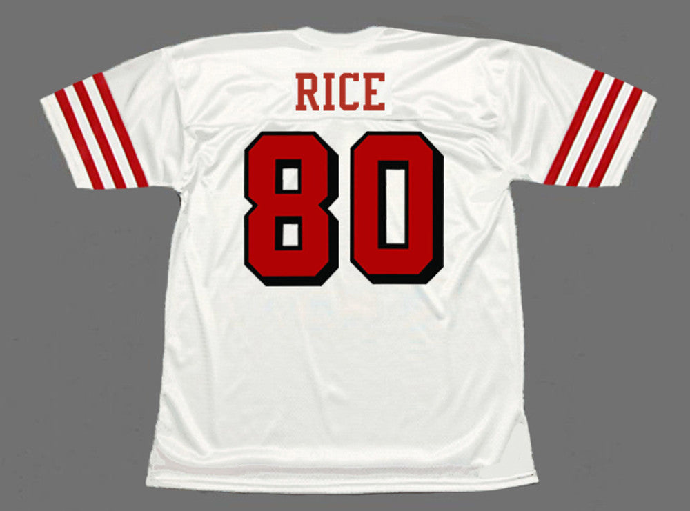 JERI SF 49ers 1994 Throwback Away Football Jersey, Retro Stitched Jersey