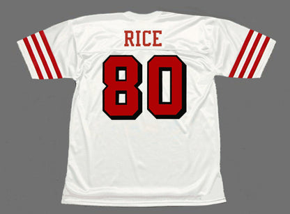 San Francisco 49ers Jerry Rice 1994 Away Throwback Football Jersey product image