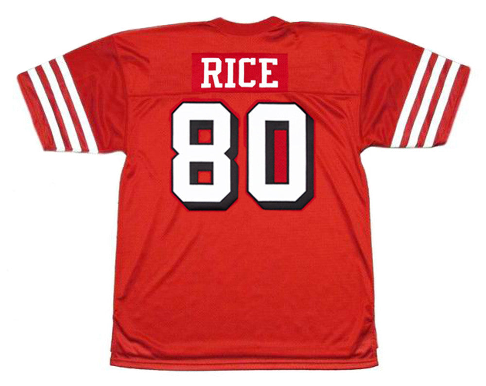 JERI SF 49ers 1994 Throwback Home Football Jersey, Retro Stitched Jersey