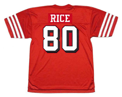 San Francisco 49ers Jerry Rice 1994 Home Throwback Football Jersey product image