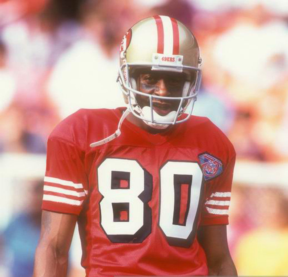 JERI SF 49ers 1994 Throwback Home Football Jersey, Retro Stitched Jersey