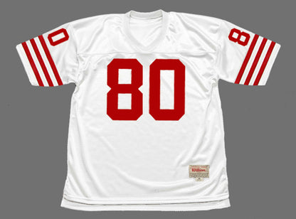 San Francisco 49ers Jerry Rice 1988 Away Throwback Football Jersey product image