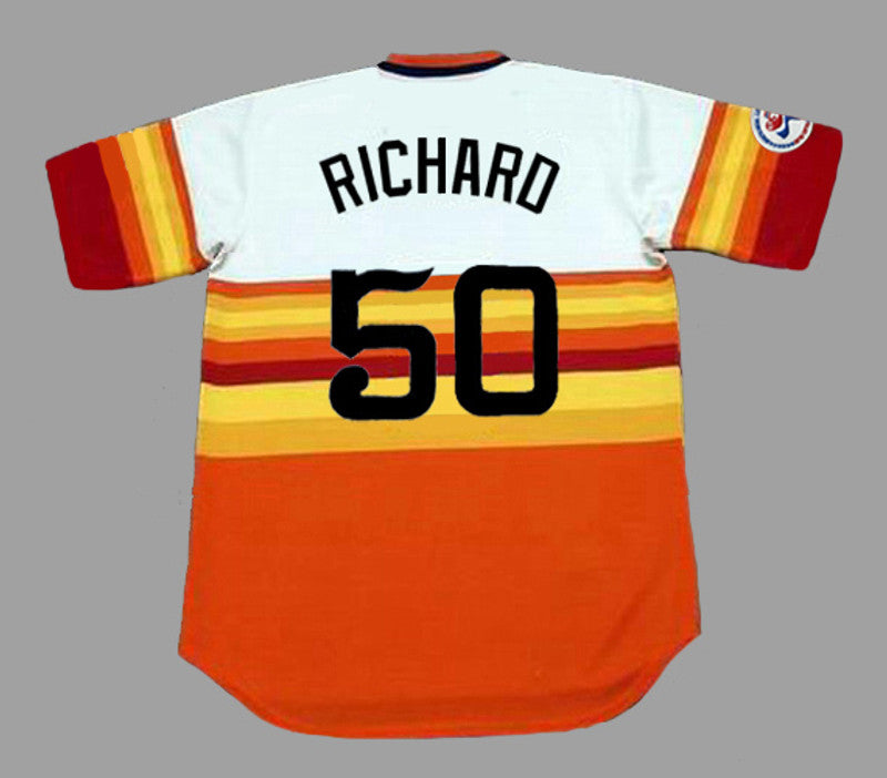 Jr. Richard Houston Astros 1976 Baseball jersey retro stitched fan gear RTJ00700