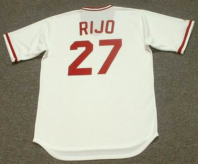 JR CR 1990 Cooperstown Home Baseball Stitched Jersey, Vintage Baseball Jersey, Retro Sewn Jersey