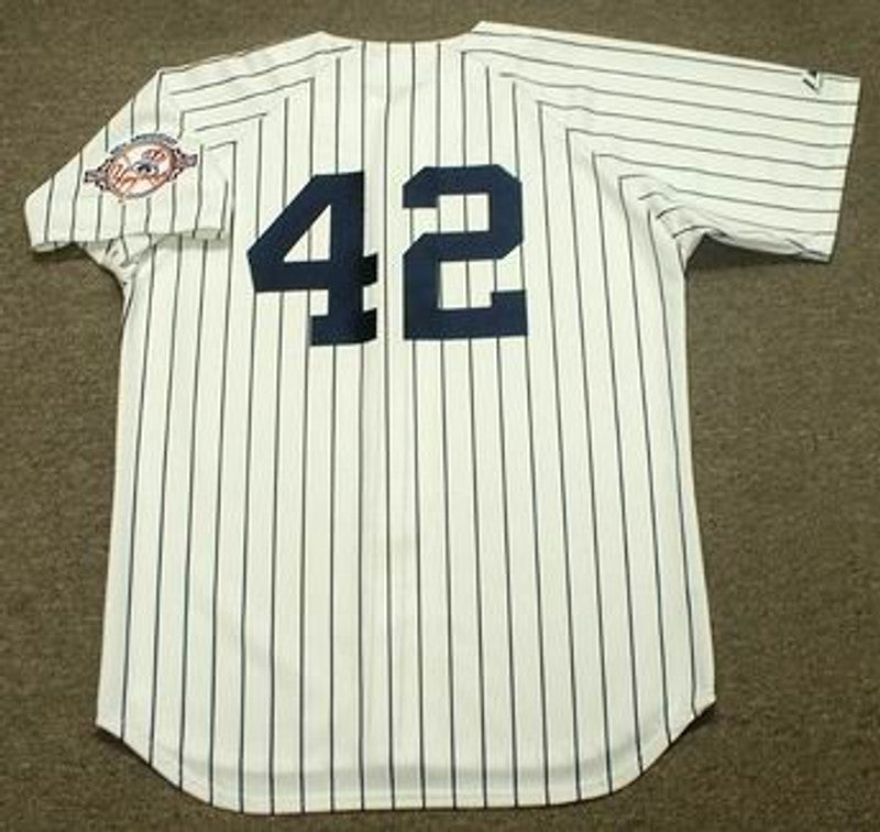 MR NYY 2003 Home Throwback Baseball Stitched Jersey, Vintage Baseball Jersey, Retro Sewn Jersey