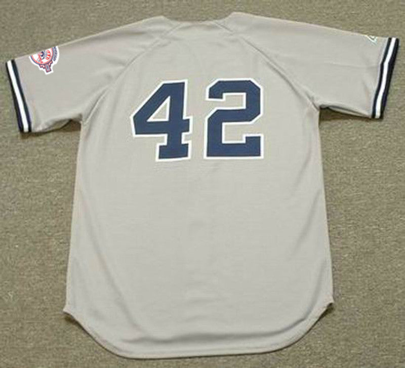 MR NYY 2003 Away Throwback Baseball Stitched Jersey, Vintage Baseball Jersey, Retro Sewn Jersey