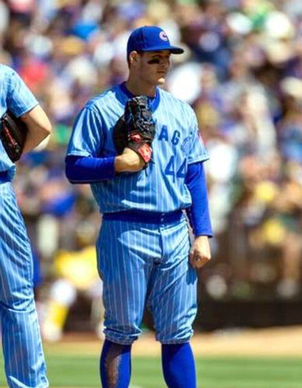 Anthony Rizzo Chicago Cubs 1980s Baseball jersey retro stitched fan gear RTJ01890
