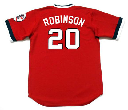 Frank Robinson Cleveland Indians 1975 Baseball jersey retro stitched fan gear RTJ00947