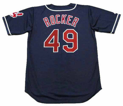 John Rocker Cleveland Indians 2001 Baseball jersey retro stitched fan gear RTJ00404