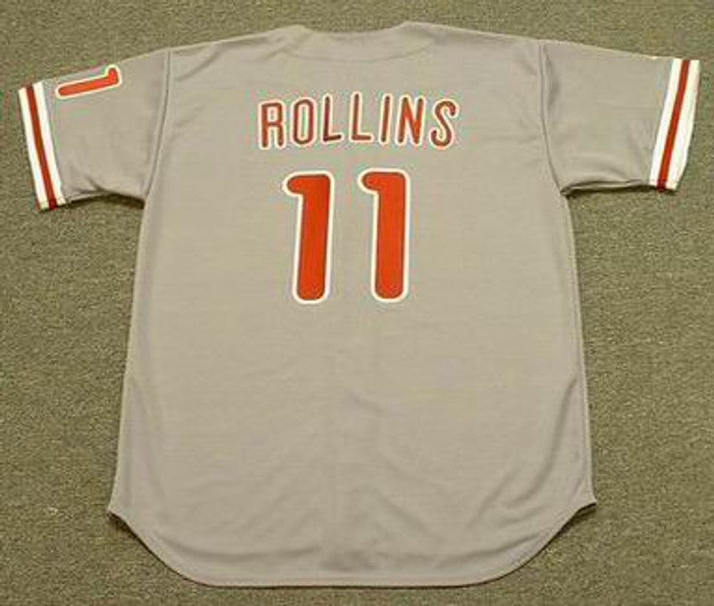 Jimmy Rollins Philadelphia Phillies 2008 Baseball jersey retro stitched fan gear RTJ00518