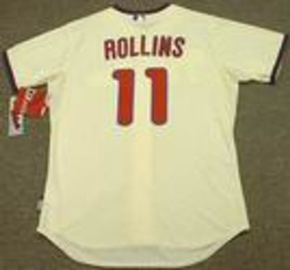 Jimmy Rollins Philadelphia Phillies 2012 Baseball jersey retro stitched fan gear RTJ00516