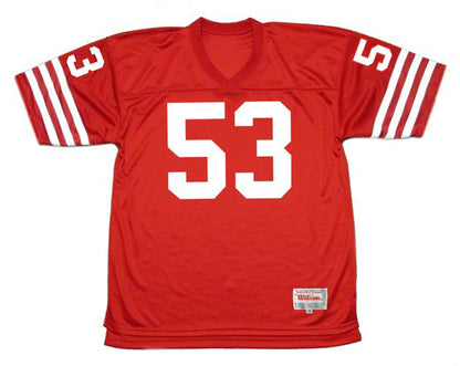 San Francisco 49ers Bill Romanowski 1988 Home Throwback Football Jersey product image