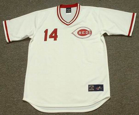 PR CR 1975 Home Baseball Throwback Stitched Jersey, Vintage Baseball Jersey, Retro Sewn Jersey