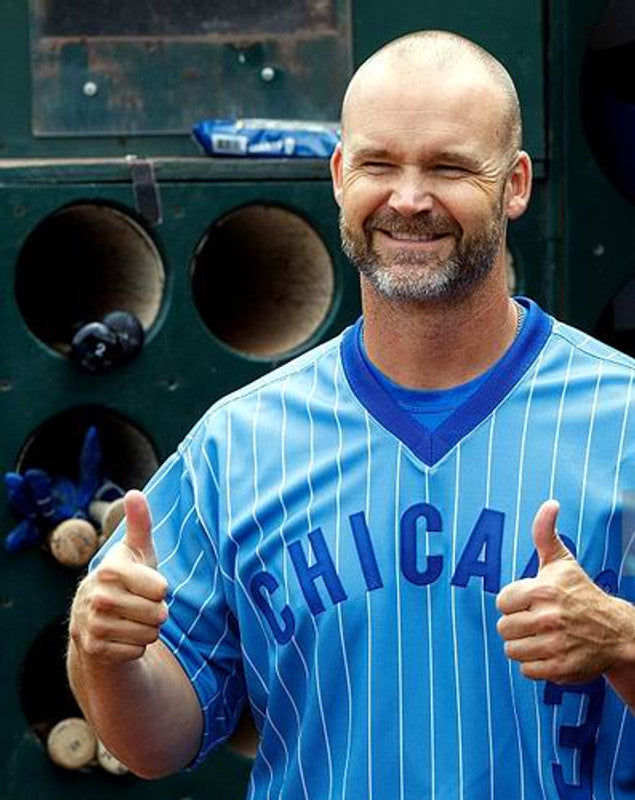 David Ross Chicago Cubs 1980s Baseball jersey retro stitched fan gear RTJ01213