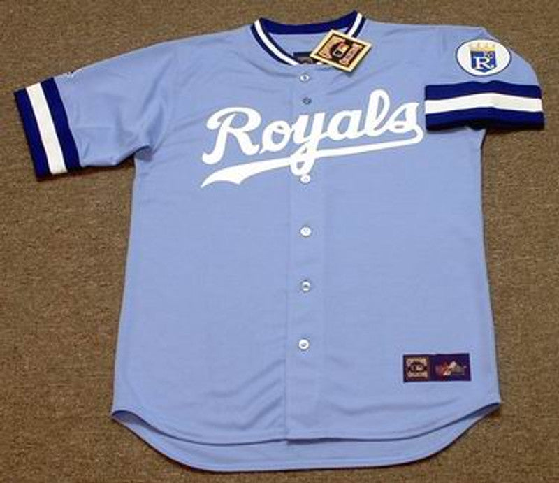 KCR KCR 1980s Cooperstown Throwback Away Baseball Stitched Jersey, Vintage Baseball Jersey, Retro Sewn Jersey
