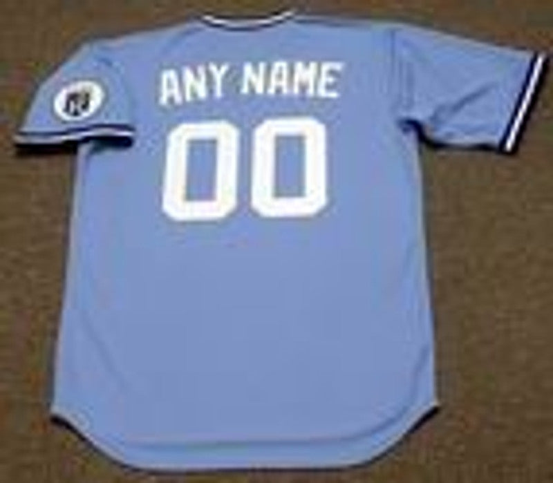 KCR KCR 1970s Cooperstown Custom Name Number Stitched Jersey, Vintage Baseball Jersey, Retro Sewn Jersey