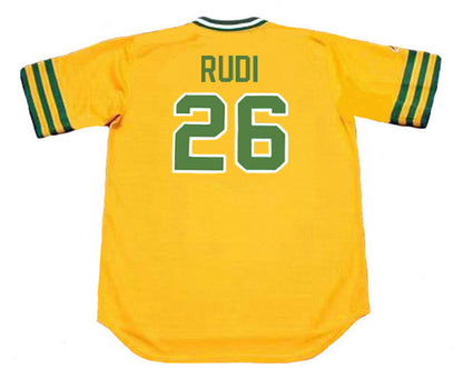 Joe Rudi Oakland Athletics 1974 Baseball jersey retro stitched fan gear RTJ00453