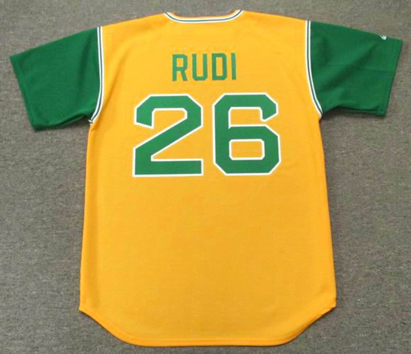 Joe Rudi Oakland Athletics 1969 Baseball jersey retro stitched fan gear RTJ00456