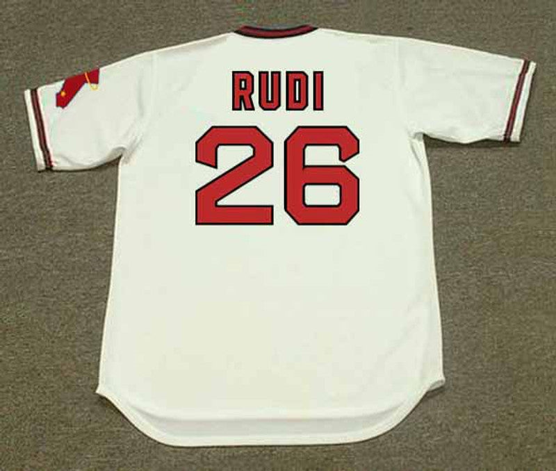 JR CA 1978 Home Throwback Baseball Stitched Jersey, Vintage Baseball Jersey, Retro Sewn Jersey