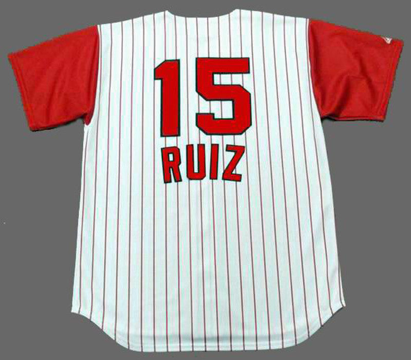 Chico Ruiz Cincinnati Reds 1960s Baseball jersey retro stitched fan gear RTJ01443