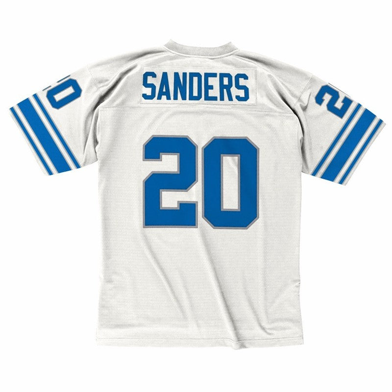 BS 1996 Detroit Lions Road White Legacy Jersey