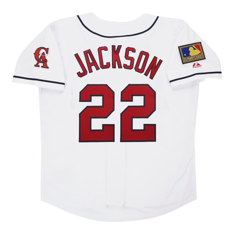BJ 1994 CA Home White Jersey 125th Patch