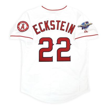 David Eckstein Los Angeles Angels 2002 Baseball jersey retro stitched fan gear RTJ02195