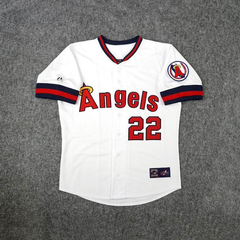 Bo Jackson California Angels Baseball jersey retro stitched fan gear RTJ02190