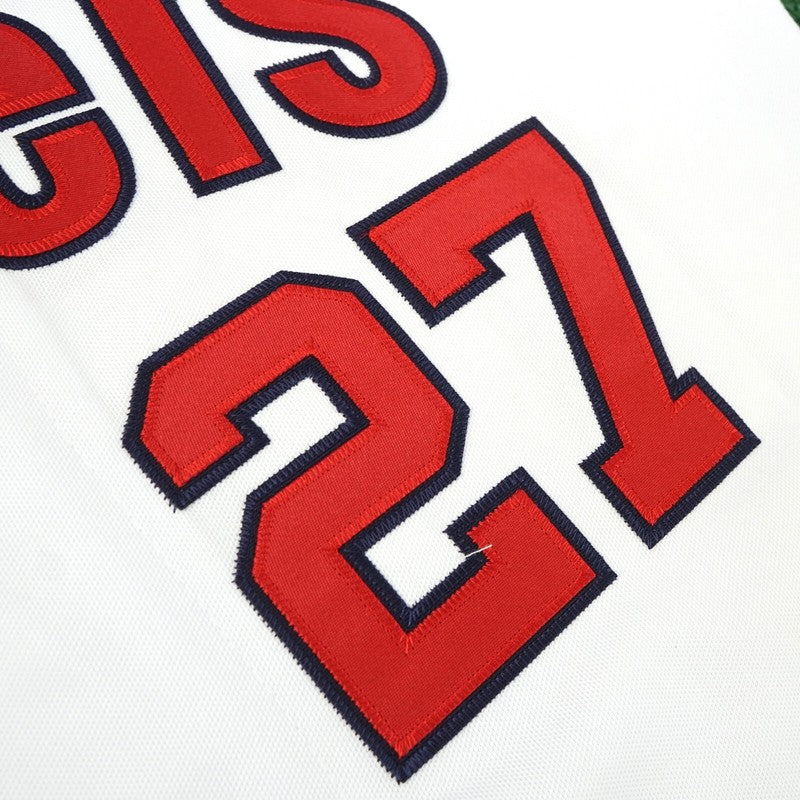 Mike Trout California Angels Baseball jersey retro stitched fan gear RTJ02232