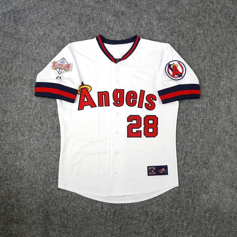 Bert Blyleven California Angels 1989 Baseball jersey retro stitched fan gear RTJ02033