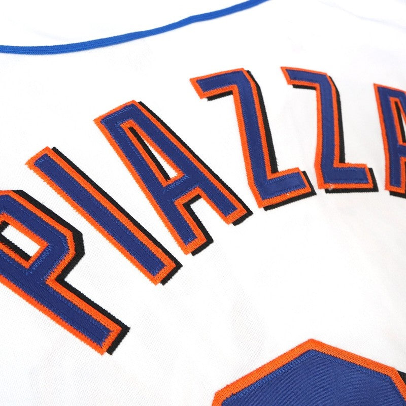 Mike Piazza 2002 New York Mets 2002 Baseball jersey retro stitched fan gear RTJ02062