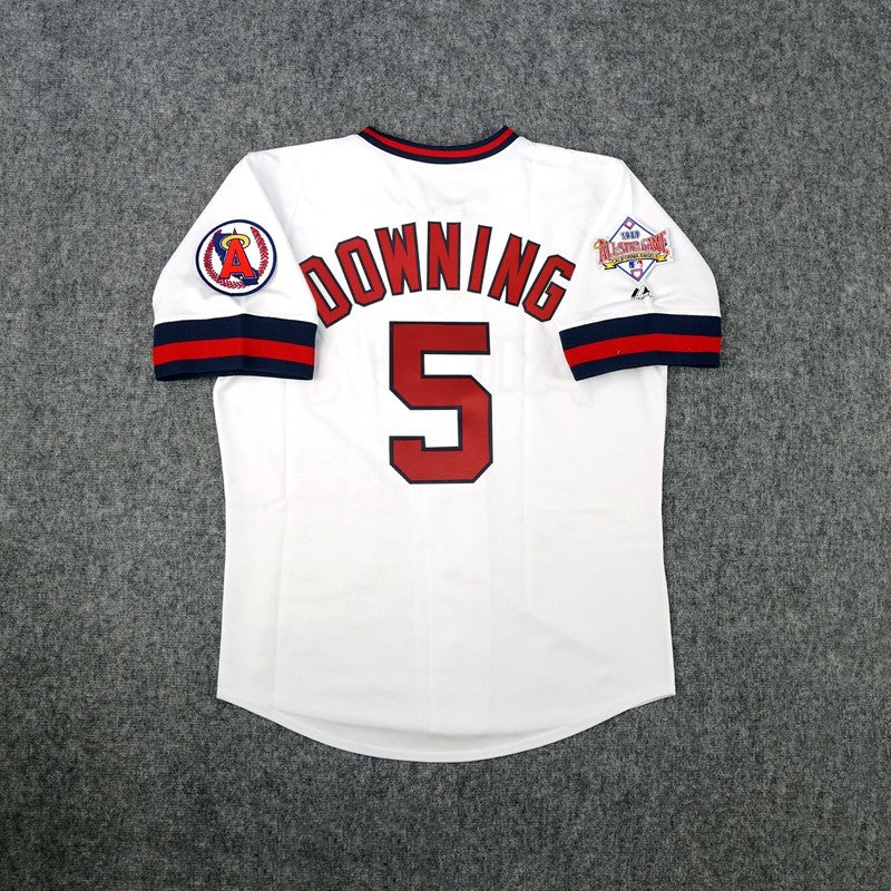 Brian Downing California Angels 1989 Baseball jersey retro stitched fan gear RTJ02174