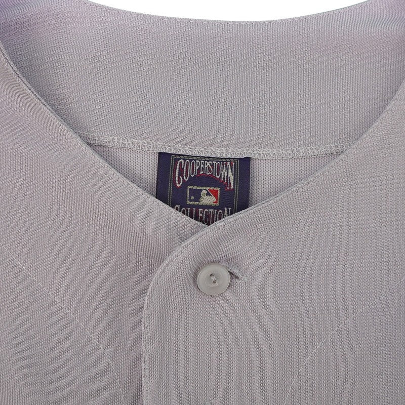 AB 1969 Cooperstown Grey Road Jersey 100th Patch