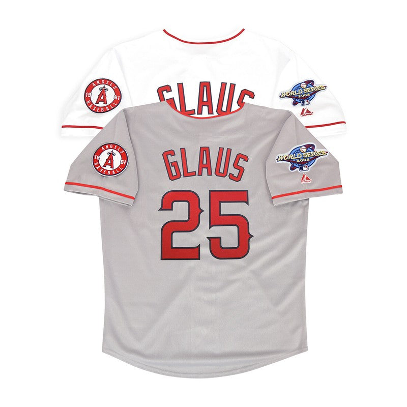 Troy Glaus Los Angeles Angels 2002 Baseball jersey retro stitched fan gear RTJ02024