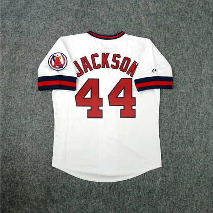 Reggie Jackson California Angels Baseball jersey retro stitched fan gear RTJ02243