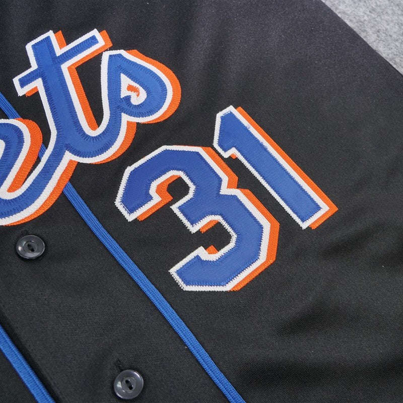 MP 2002 NYM 40th Anniversary Alternate Black Jersey