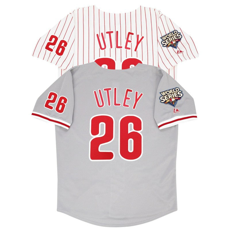 Chase Utley 2009 Philadelphia Phillies 2009 Baseball jersey retro stitched fan gear RTJ02157