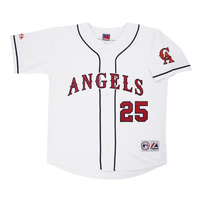 Jim Abbott California Angels Baseball jersey retro stitched fan gear RTJ02071