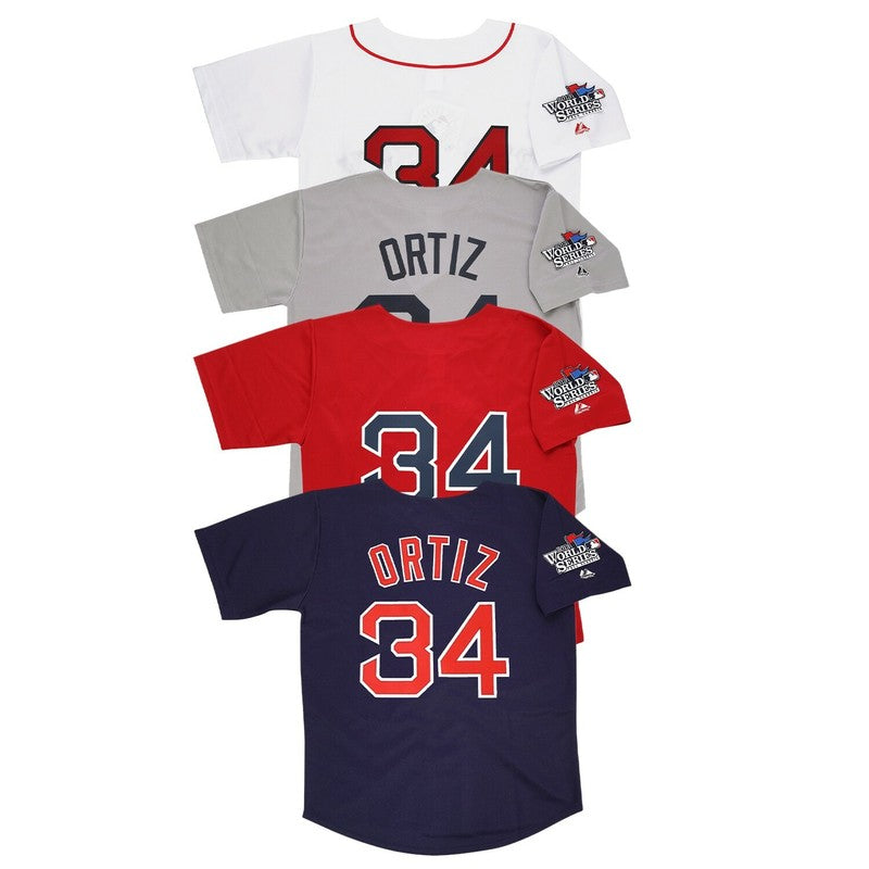 David Ortiz 2013 Boston Red Sox 2013 Baseball jersey retro stitched fan gear RTJ02139
