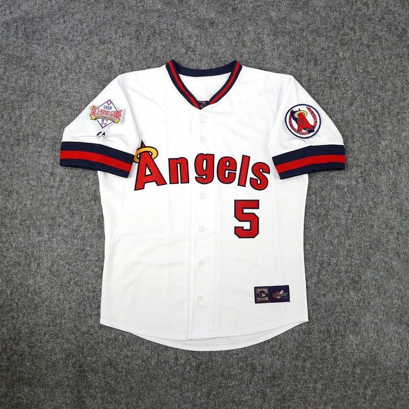 Brian Downing California Angels 1989 Baseball jersey retro stitched fan gear RTJ02174