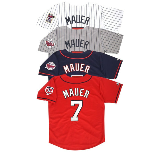 Joe Mauer Minnesota Twins Baseball jersey retro stitched fan gear RTJ02132
