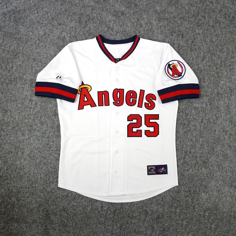 Jim Edmonds California Angels Baseball jersey retro stitched fan gear RTJ02137