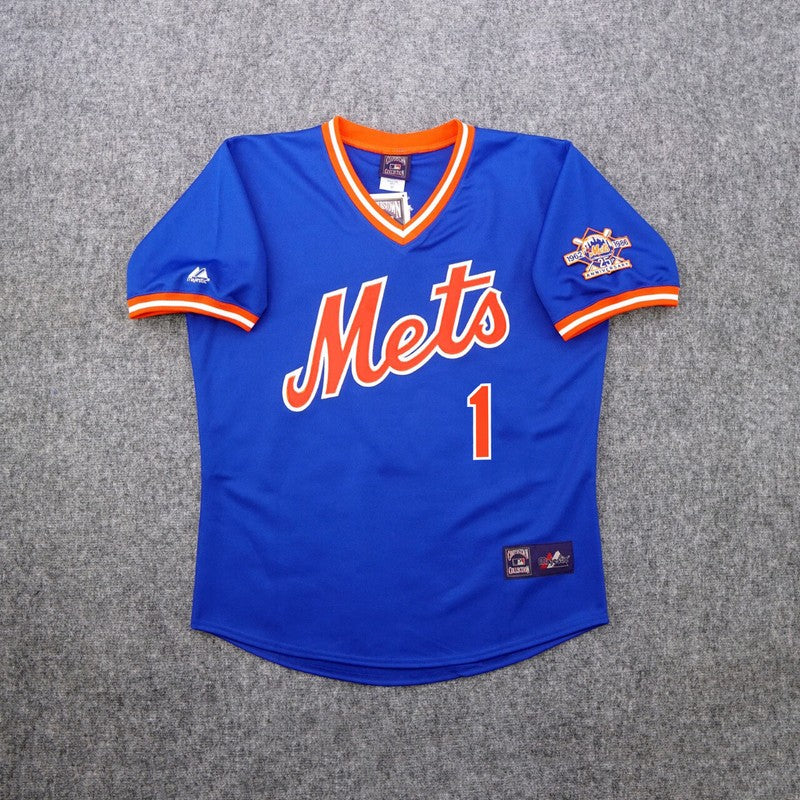 MW 1986 NYM Alternate Blue 25th Cooperstown Jersey