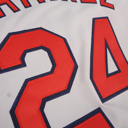 Manny Ramirez 1995 Cleveland Indians 1995 Baseball jersey retro stitched fan gear RTJ02282