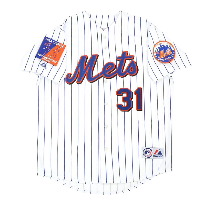 MP 2004 NYM Shea 40th Patch Home Road Alt Jersey
