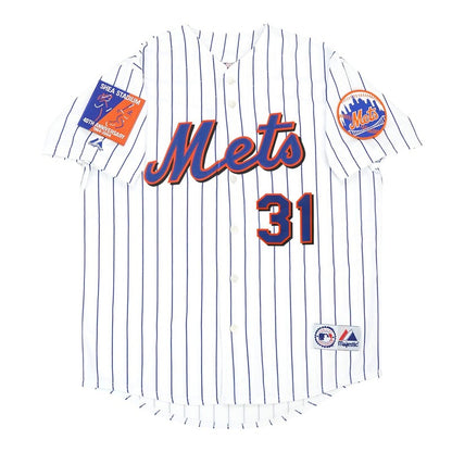 Mike Piazza 2004 New York Mets 2004 Baseball jersey retro stitched fan gear RTJ02048