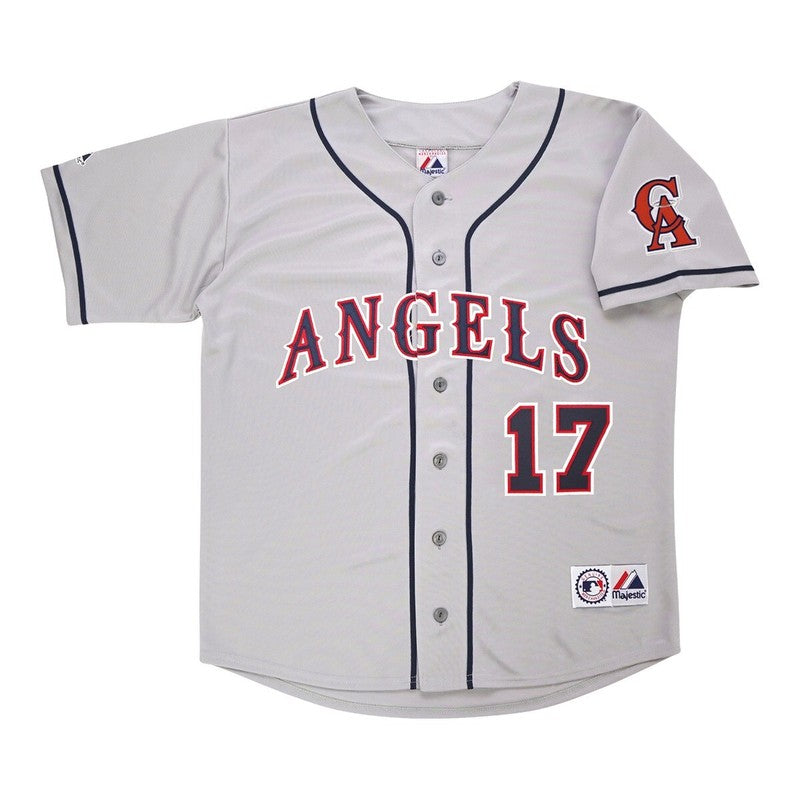 DE CA Grey Road Throwback Jersey Team Patch